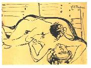 Ernst Ludwig Kirchner Lovers oil painting reproduction
